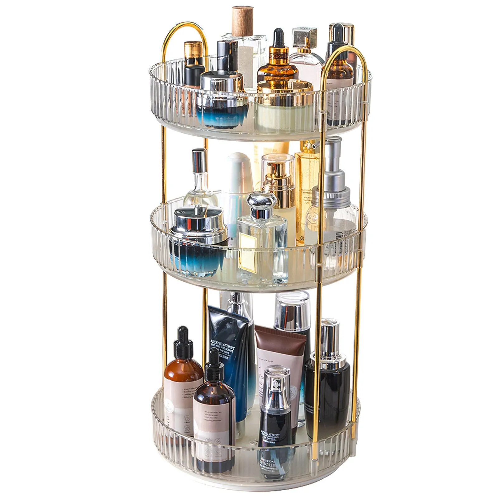 3-Tier 360¬∞ Spinning Rotating Makeup Organizer