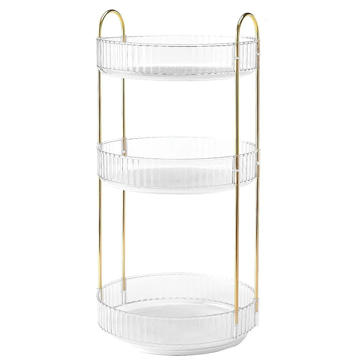 3-Tier 360¬∞ Spinning Rotating Makeup Organizer