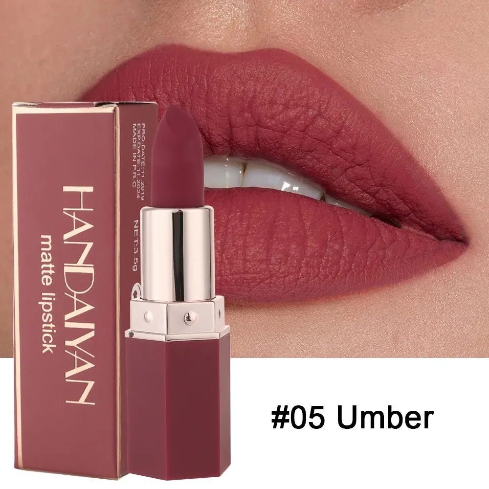 6 Colors Matte Lipstick Beauty Lip Gloss