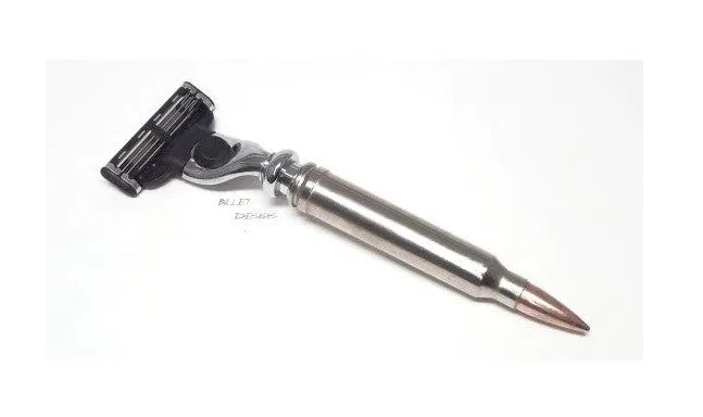 7mm Mag Nickel Bullet Razor, Mach 3