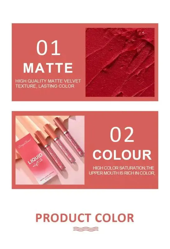 All-day Glam Matte Lipstick Set