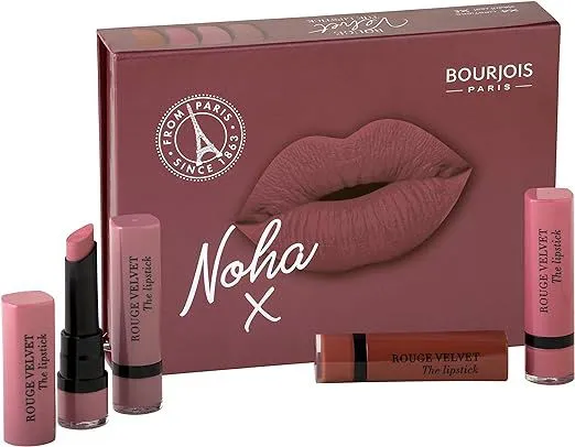 Bourjois Set Noha Paris 4 lipstick