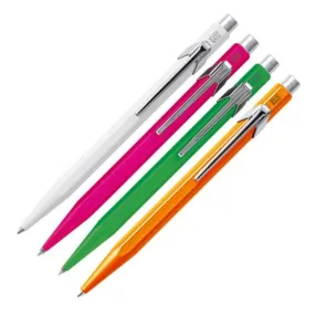 Caran d'Ache 849 Metal Summer Ballpoint Pen Collection in Assorted Colors - Set of 4