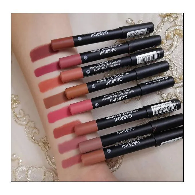 Gabrini Matte Lipstick Crayon Rich Color - 01