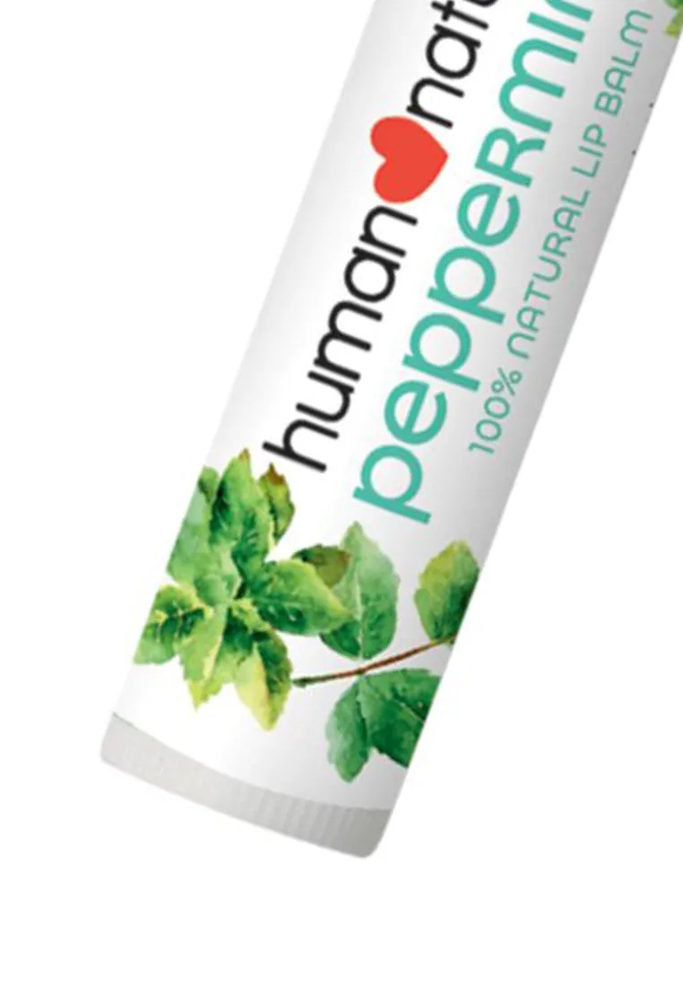 Human Nature Peppermint Flavored Lipbalm