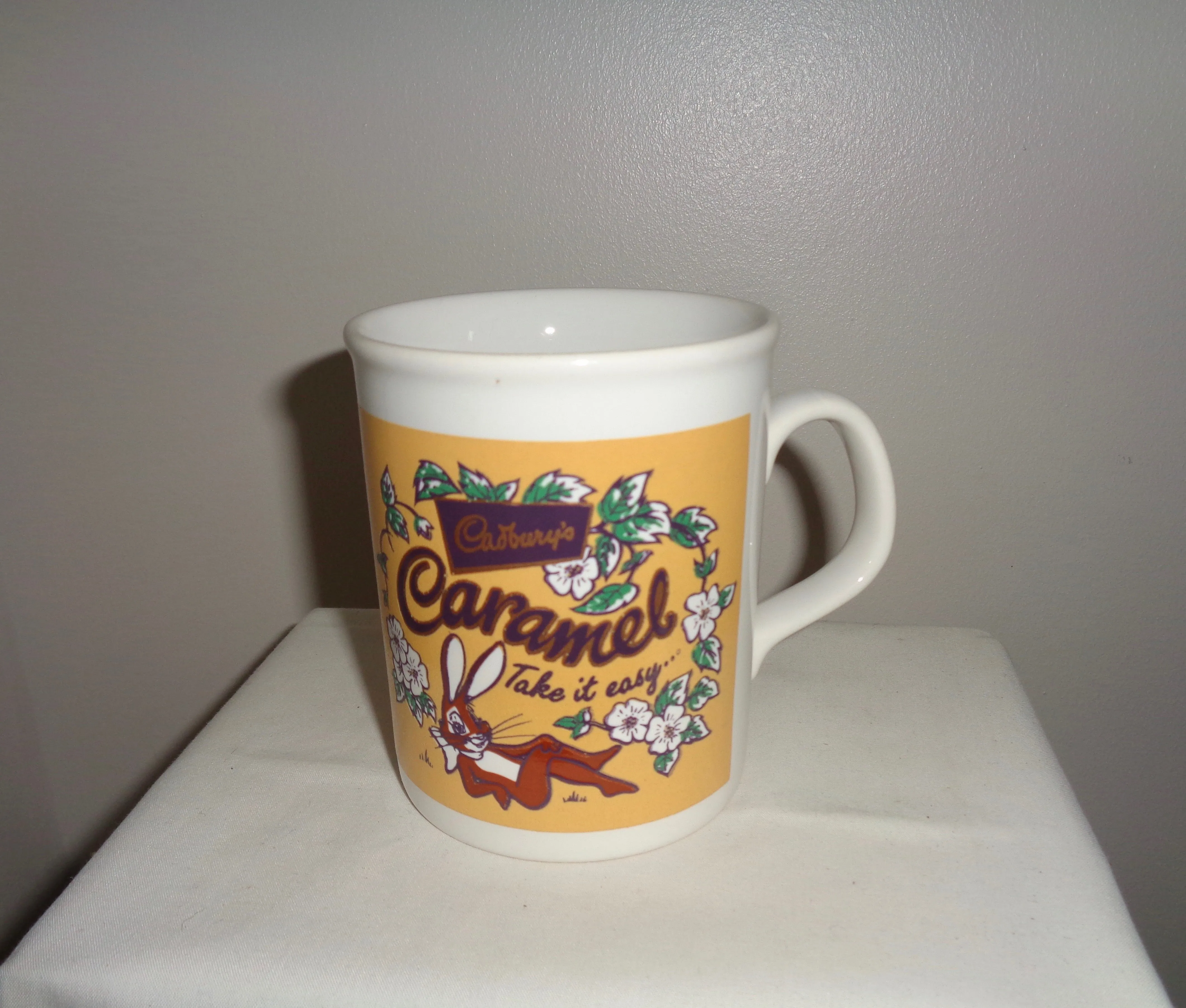 Kilncraft 1980s Cadbury's Caramel Advertising Mug