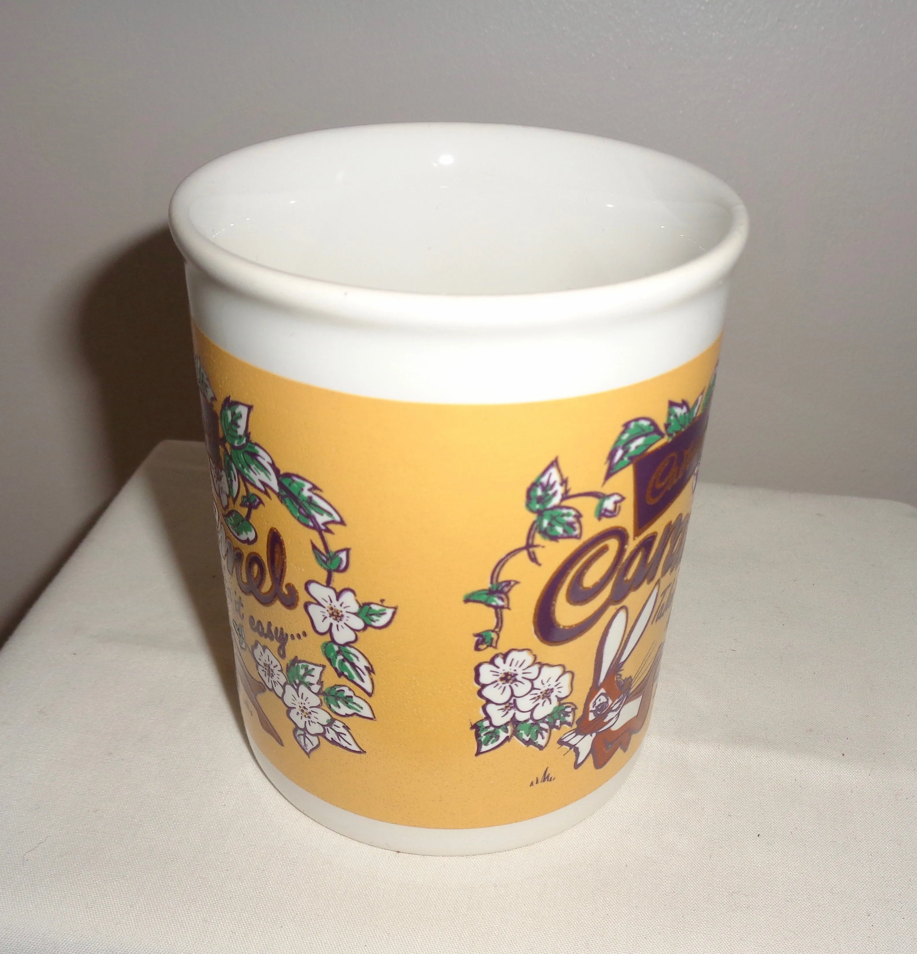 Kilncraft 1980s Cadbury's Caramel Advertising Mug