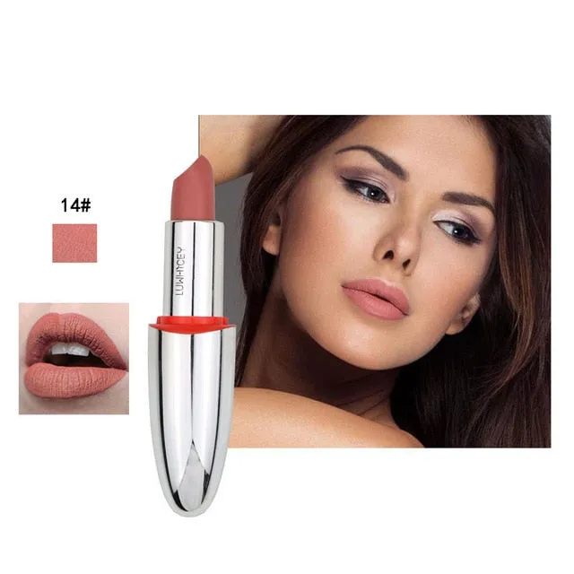 matte lipstick lipstick waterproof velvet lipstick glossy brown nude matte lip makeup lasting lipstick