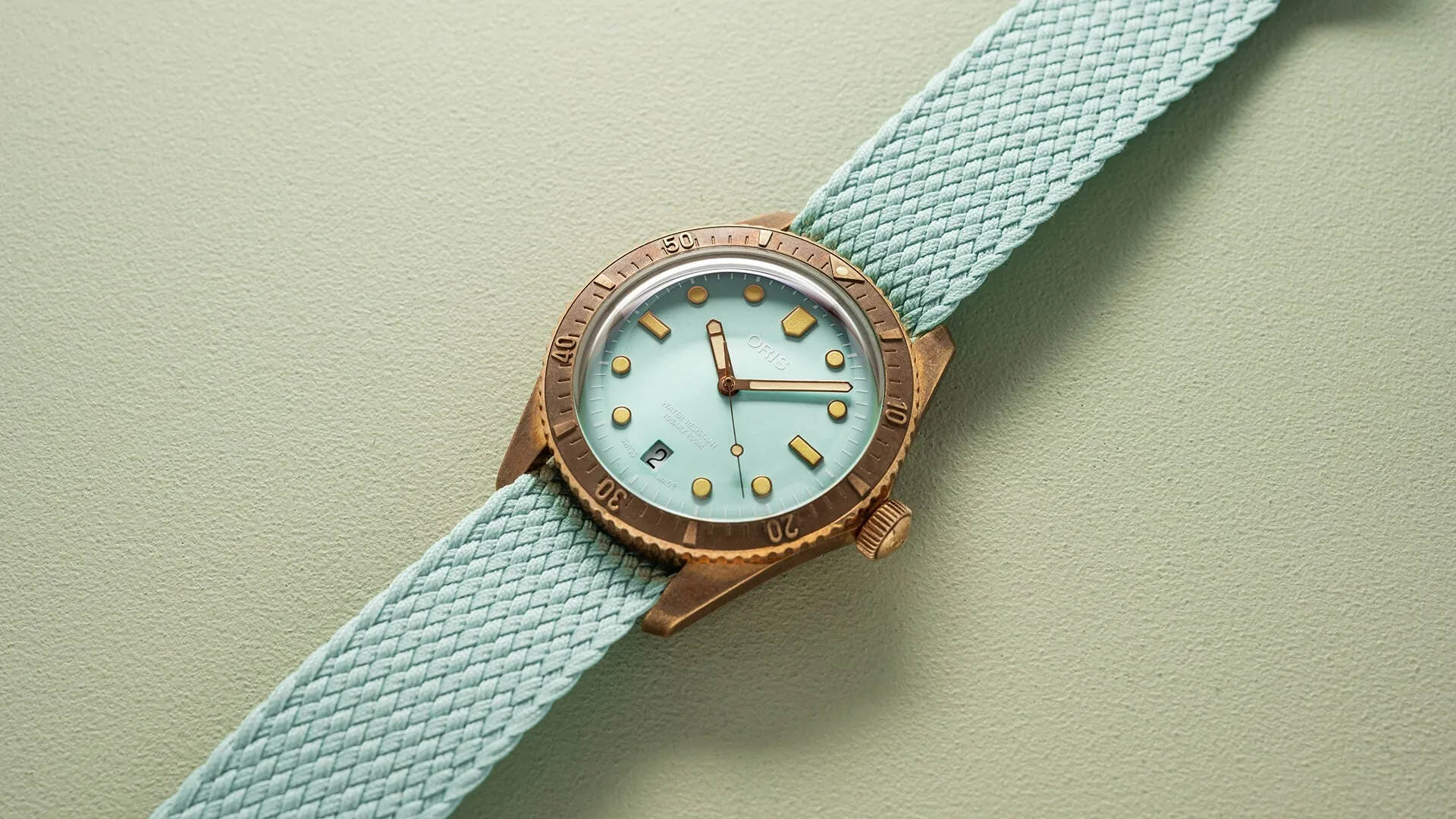 ORS Watch Divers Sixty Five Cotton Candy Bronze Wild Green