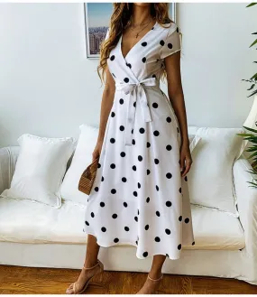 Retro Polka Dot Dress