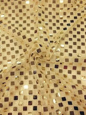 SQUARE SEQUIN LUREX JERSEY DISCO DANCE FANCY DRESS FABRIC MATERIAL 38"  M67 Mtex