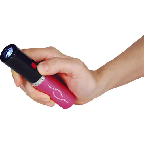 Stun Master 25,000,000 Volt Rechargeable Lipstick Stun Gun With Flashlight