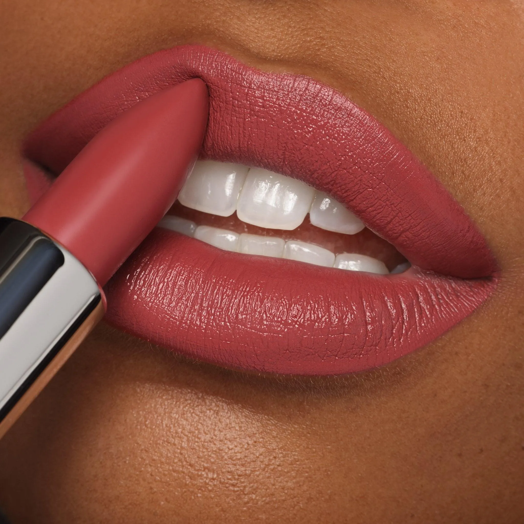 Work The Crowd | A Soft Berry Nude Matte Lipstick