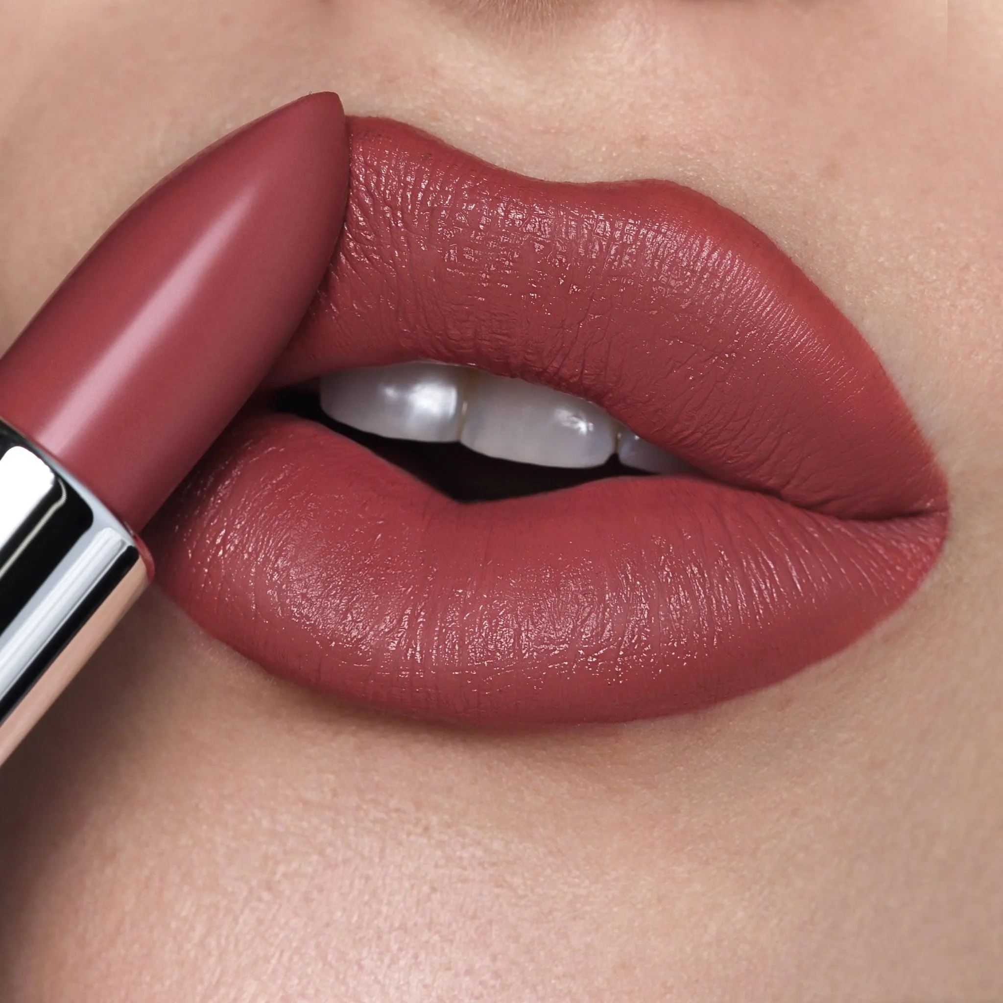 Work The Crowd | A Soft Berry Nude Matte Lipstick